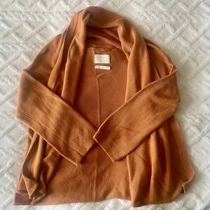 Lauren Manoogian Tan and Orange Cardigan Sweater